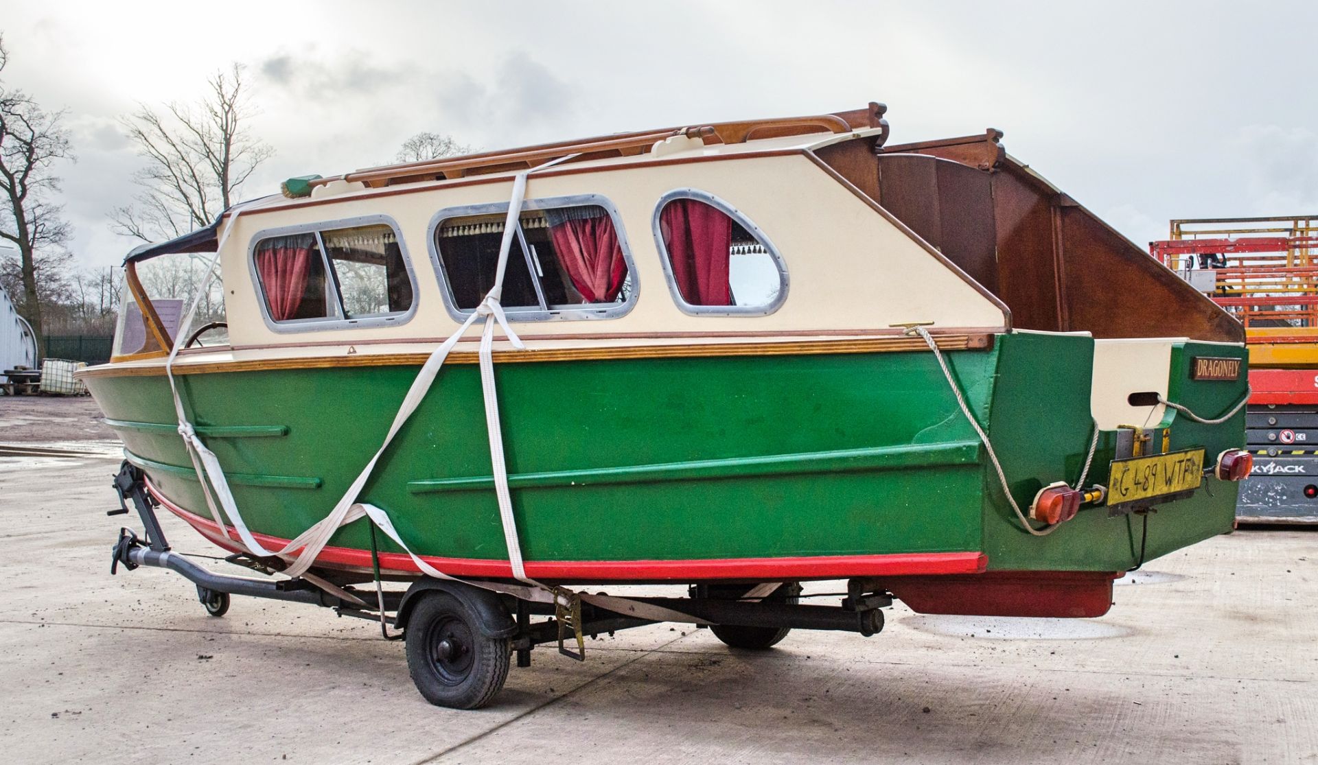 1964 Dolphin 16 Cabin Cruiser Boat "Dragonfly" - Image 7 of 31