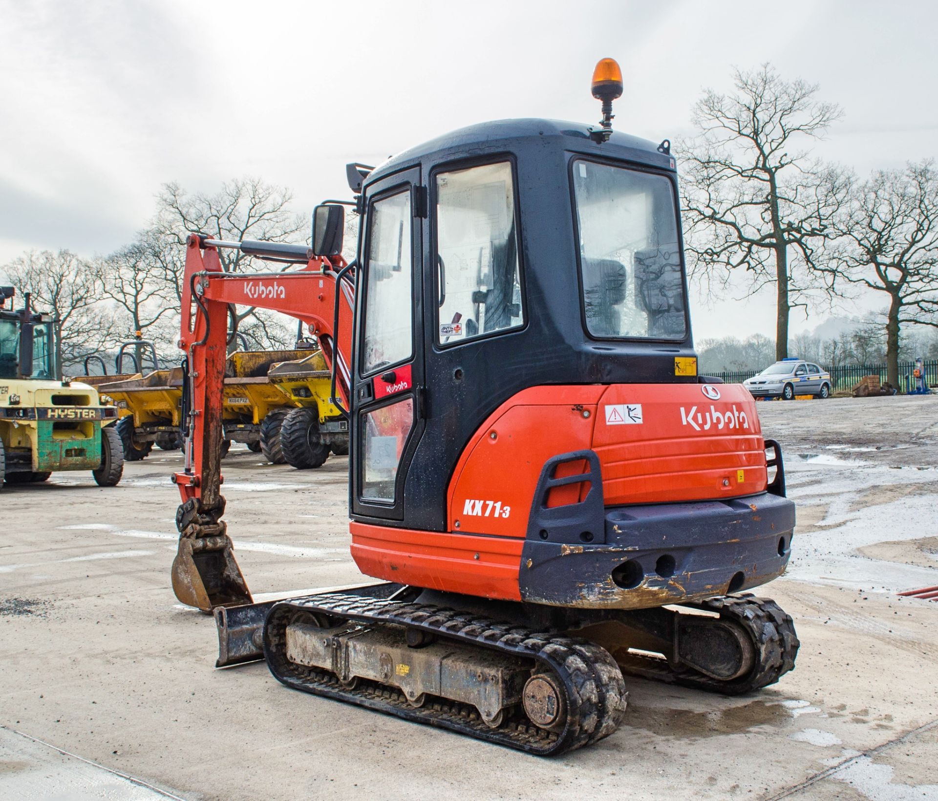 Kubota KX71-3 2.8 tonne rubber tracked mini excavator Year: 2017 S/N: 80774 Recorded Hours: 3018 - Image 4 of 21