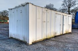 24 ft x 9 ft steel welfare site unit Comprising of: Canteen area, toilet & generator room c/w MGMK
