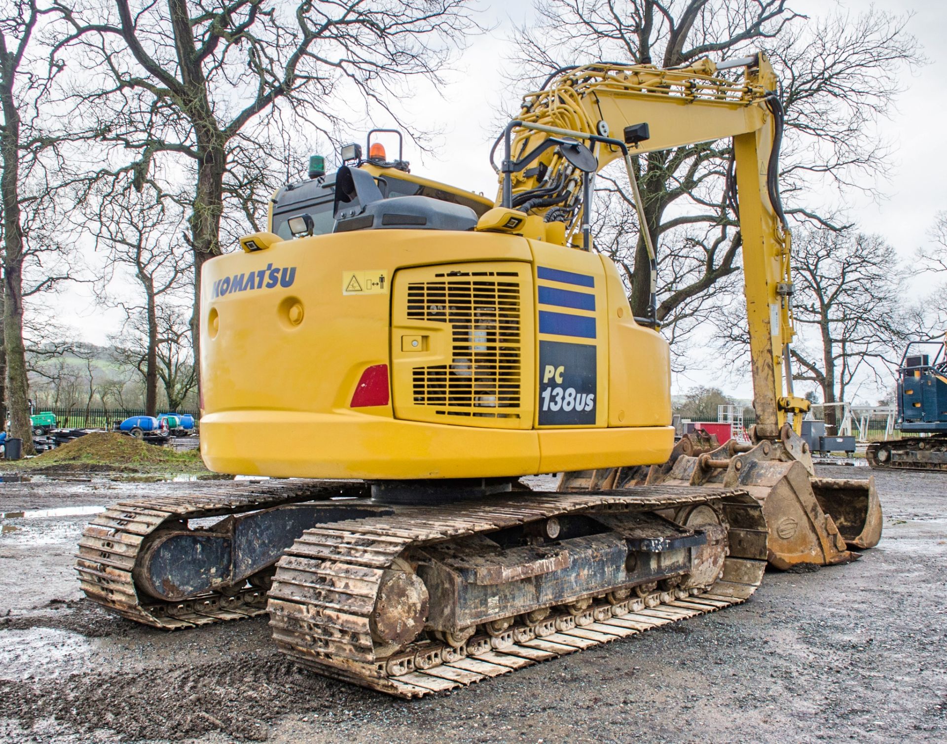 Komatsu PC138US-II 13 tonne steel tracked excavator Year: 2018 S/N: 50575 Recorded Hours: 5958 - Image 3 of 25