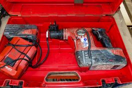 Hilti TE6 36v cordless SDS rotary hammer drill c/w 2 batteries, charger and carry case E0006466