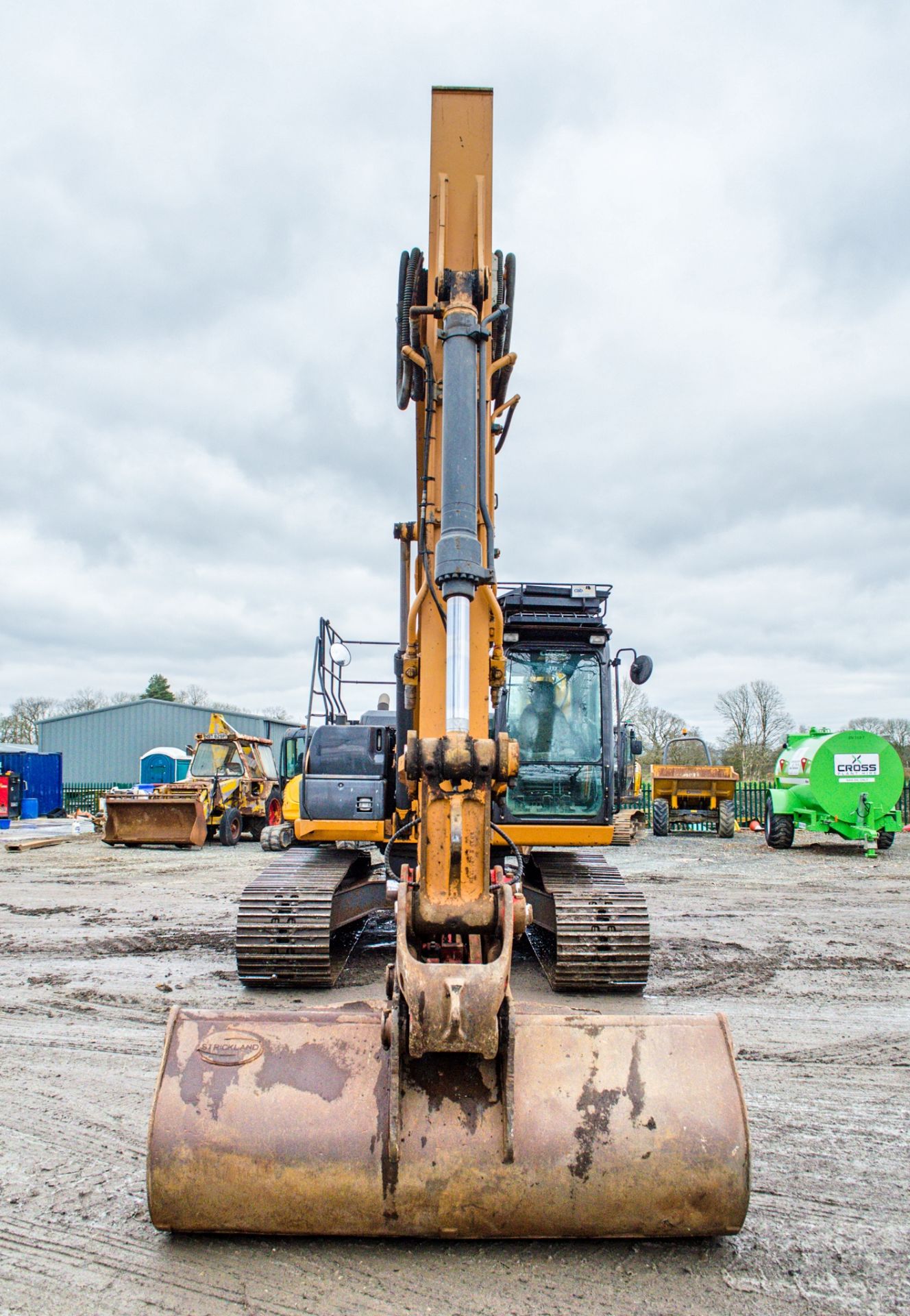 Case CX210C 21 tonne steel tracked excavator Year: 2014 S/N: 6H1339 Recorded Hours: 9197 piped, - Image 5 of 27