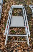 Zarges 2 tread aluminium step ladder A849039