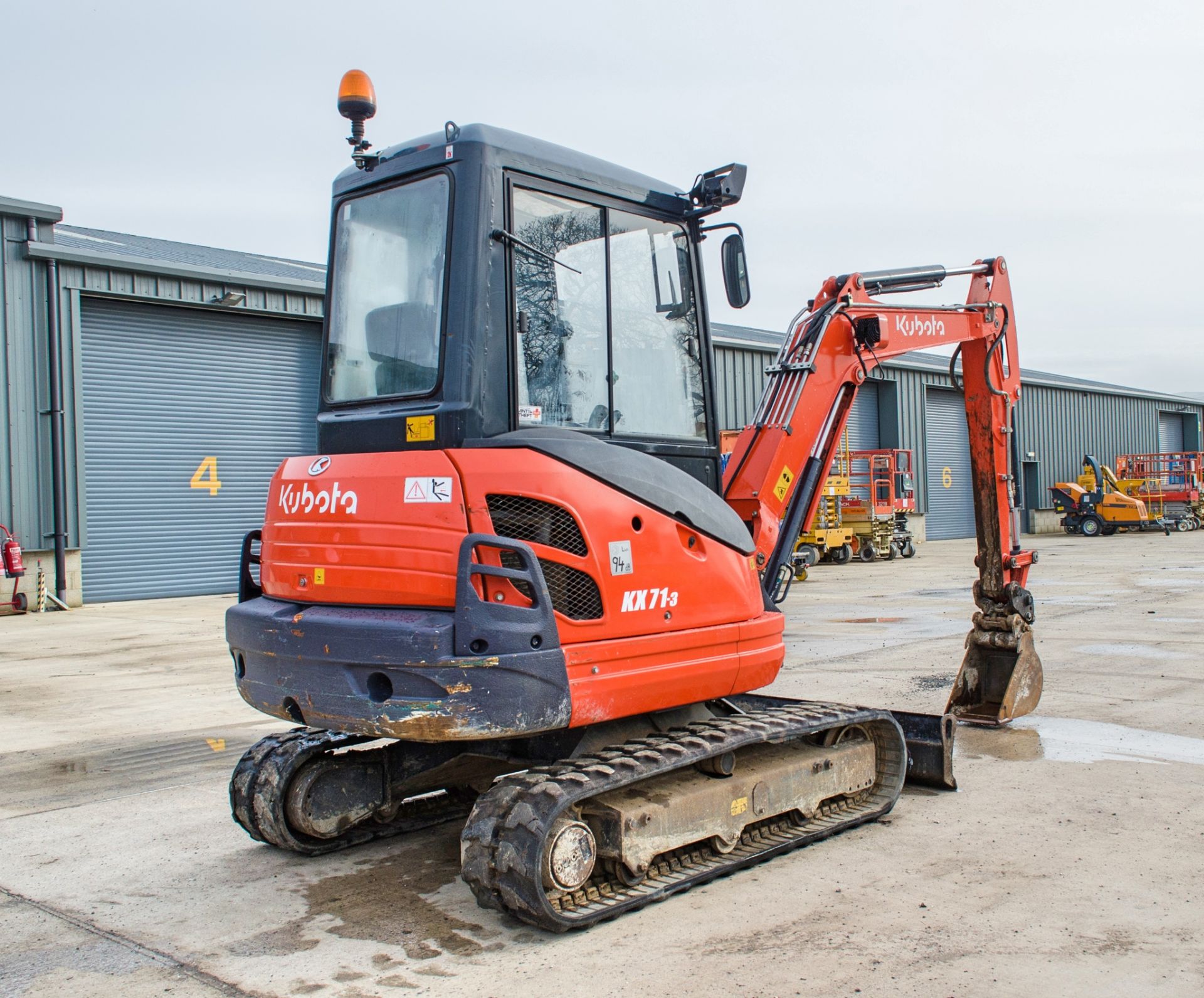 Kubota KX71-3 2.8 tonne rubber tracked mini excavator Year: 2017 S/N: 80774 Recorded Hours: 3018 - Image 3 of 21