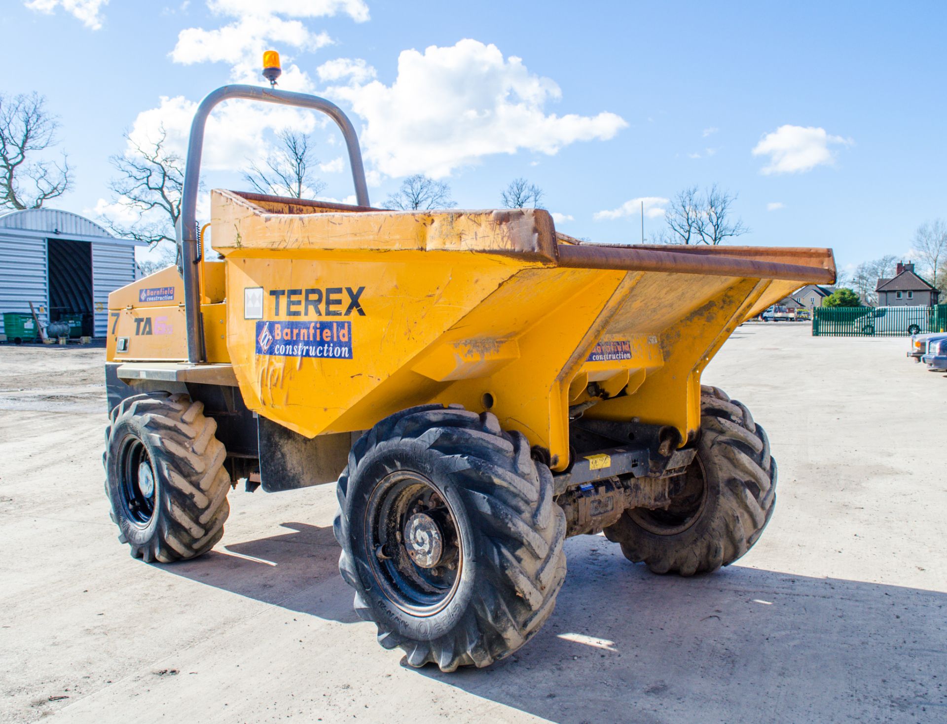 Terex TA6 6 tonne straight skip dumper Year: 2014 S/N: 9PH6091 Recorded Hours: 1205 7 - Image 2 of 22