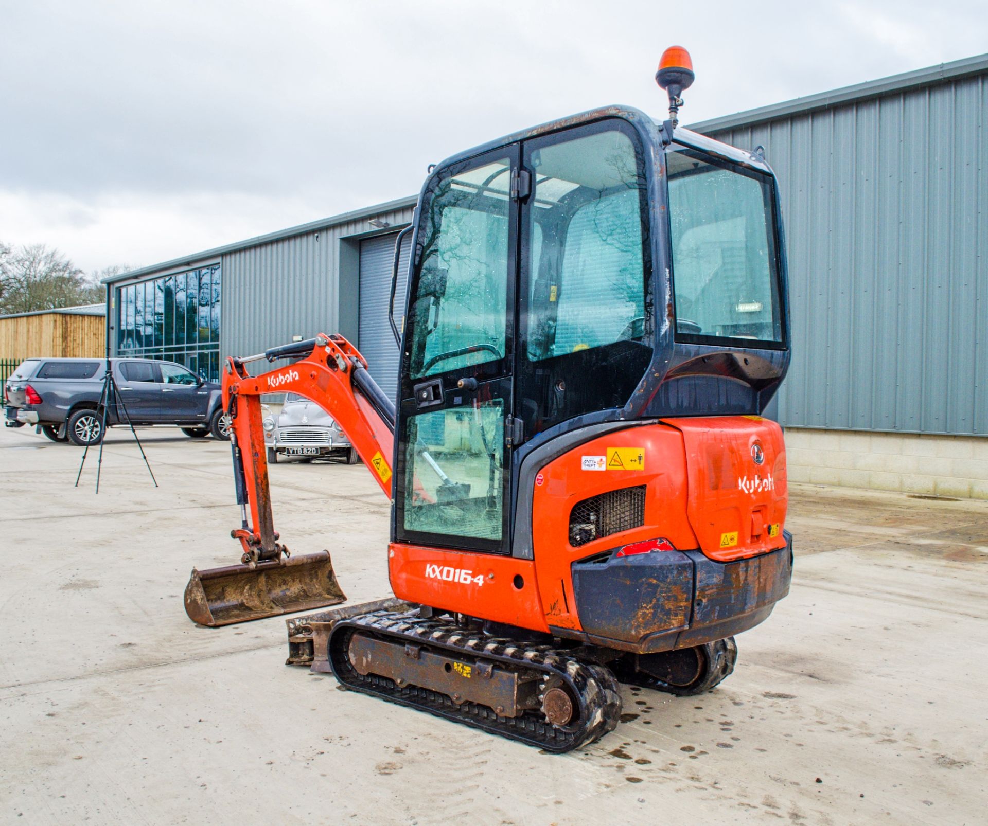 Kubota KX016-4 1.6 tonne rubber tracked mini excavator Year: 2015 S/N: 59294 Recorded Hours: 2087 - Image 4 of 21