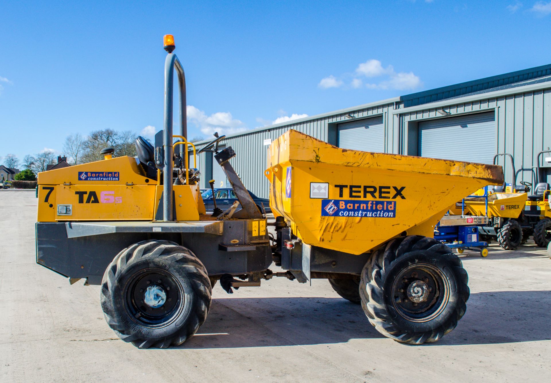 Terex TA6 6 tonne straight skip dumper Year: 2014 S/N: 9PH6091 Recorded Hours: 1205 7 - Image 8 of 22