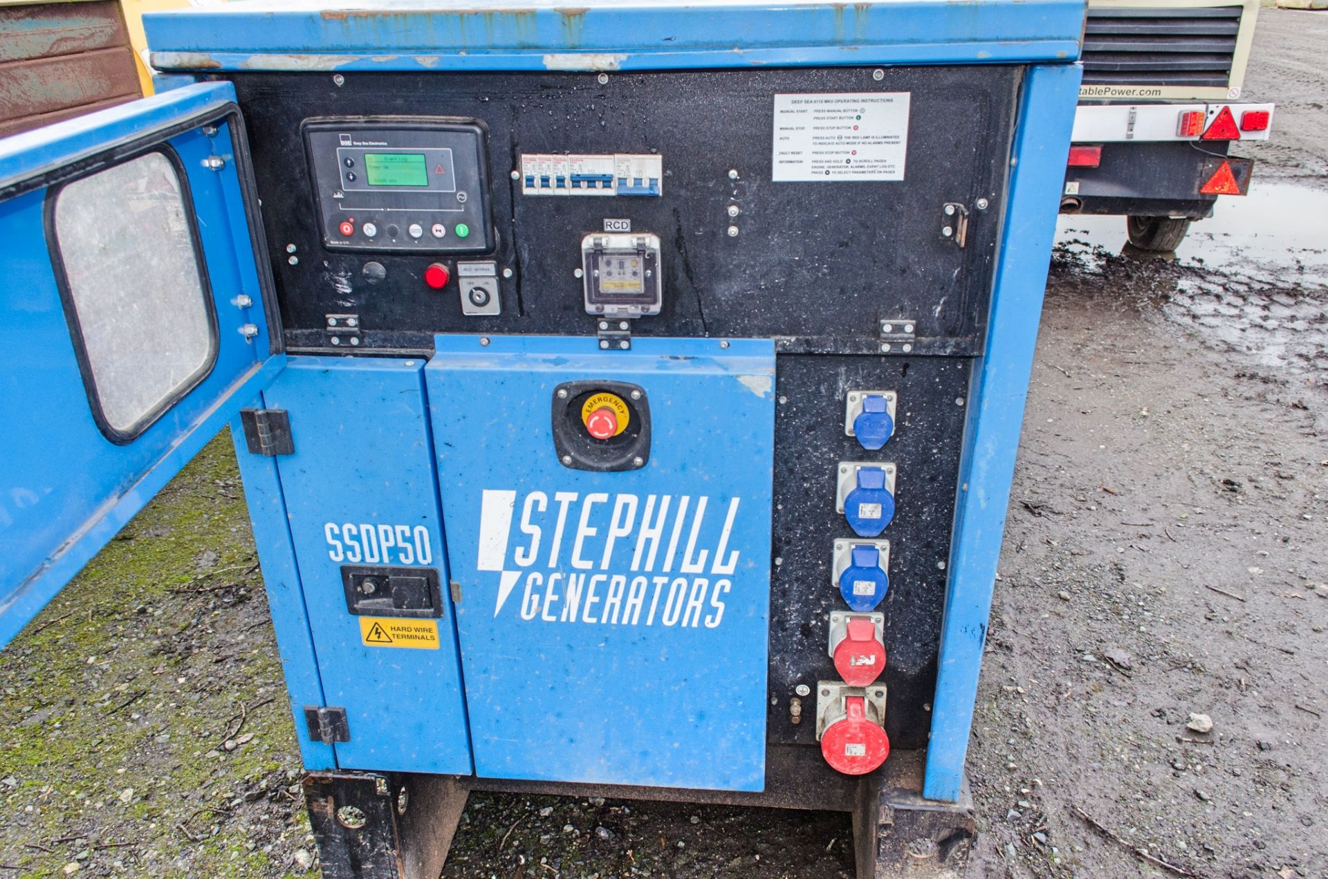 Stephill SSDP50 50 kva diesel driven generator Year: 2016 S/N: 603220 Recorded Hours: 8410 GEN1068 - Image 5 of 6