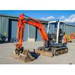 Kubota KX71-3 2.8 tonne rubber tracked mini excavator Year: 2009  S/N: 76808 Recorded Hours: 3516