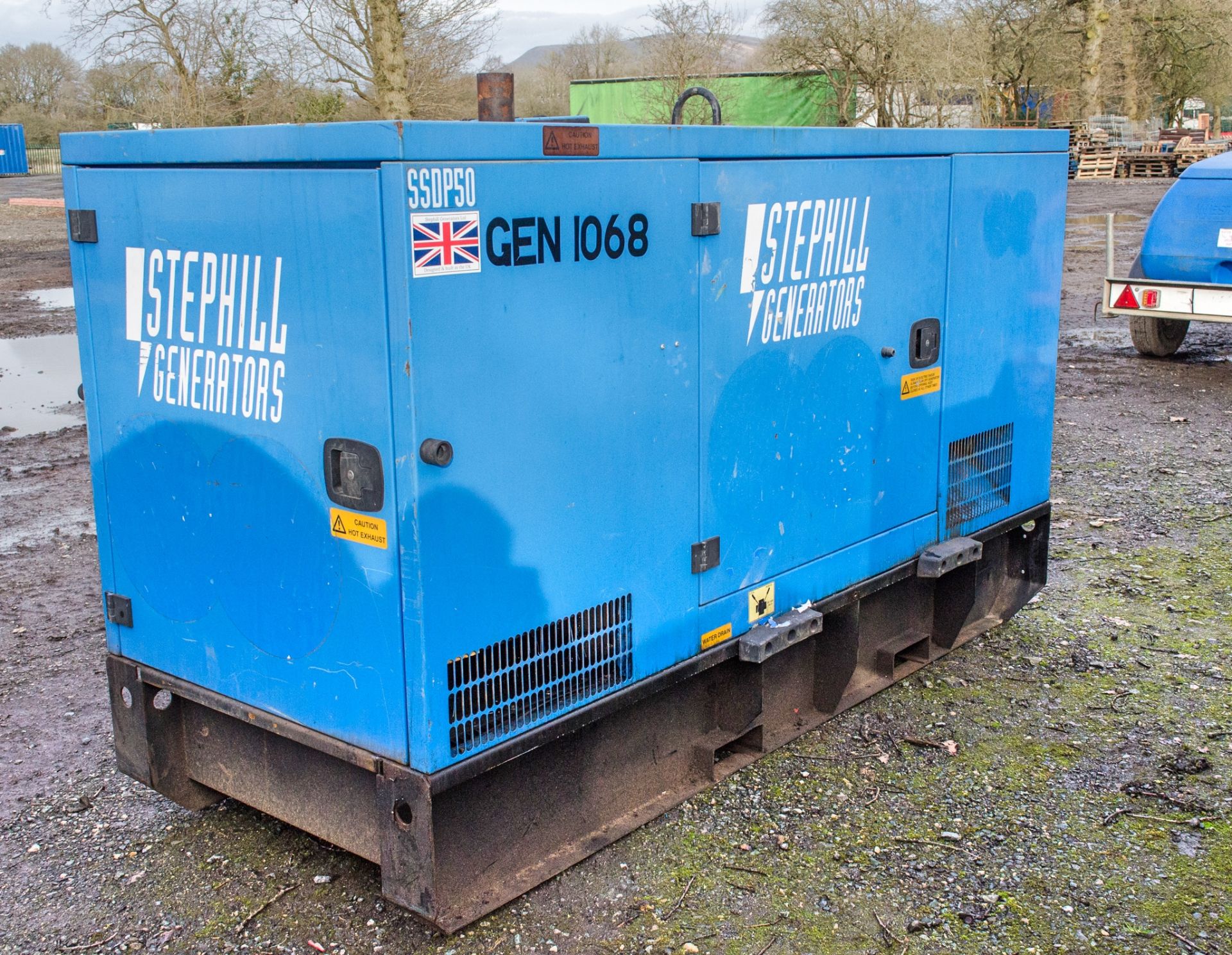 Stephill SSDP50 50 kva diesel driven generator Year: 2016 S/N: 603220 Recorded Hours: 8410 GEN1068 - Image 2 of 6