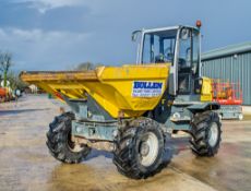 Wacker Neuson DW60 6 tonne swivel skip cabbed dumper Year: 2016 S/N: L00514 Recorded Hours: 2266 c/w