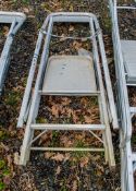 Zarges 2 tread aluminium step ladder A844569