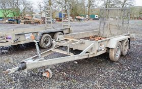 Indespension 8ft x 4ft tandem axle plant trailer S/N: 468076 A676597