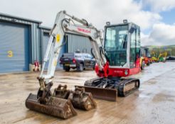 Takeuchi TB230 3 tonne rubber tracked mini excavator Year: 2019 S/N: 130005585 Recorded Hours: