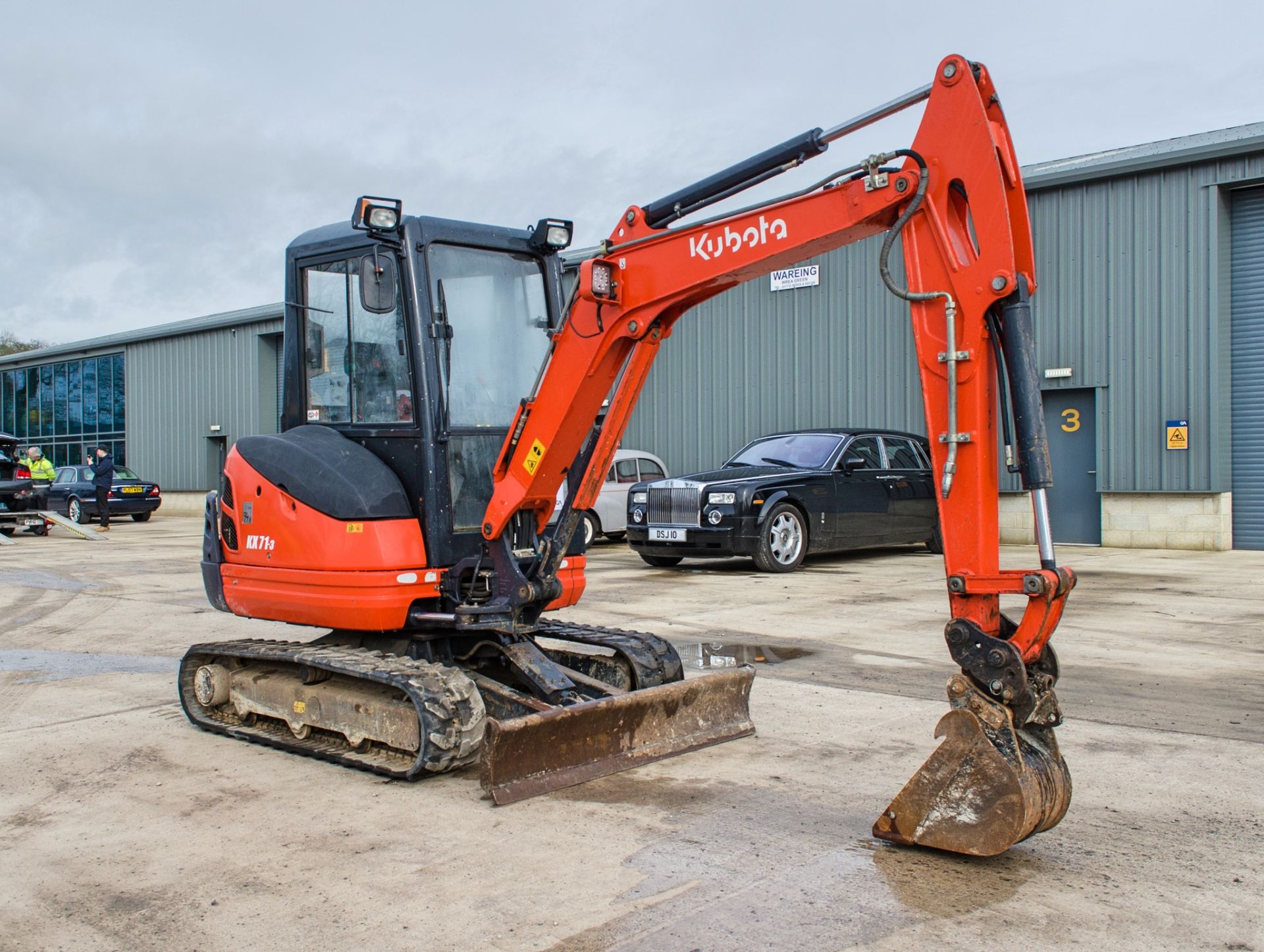 Kubota KX71-3 2.8 tonne rubber tracked mini excavator Year: 2017 S/N: 80774 Recorded Hours: 3018 - Image 2 of 21