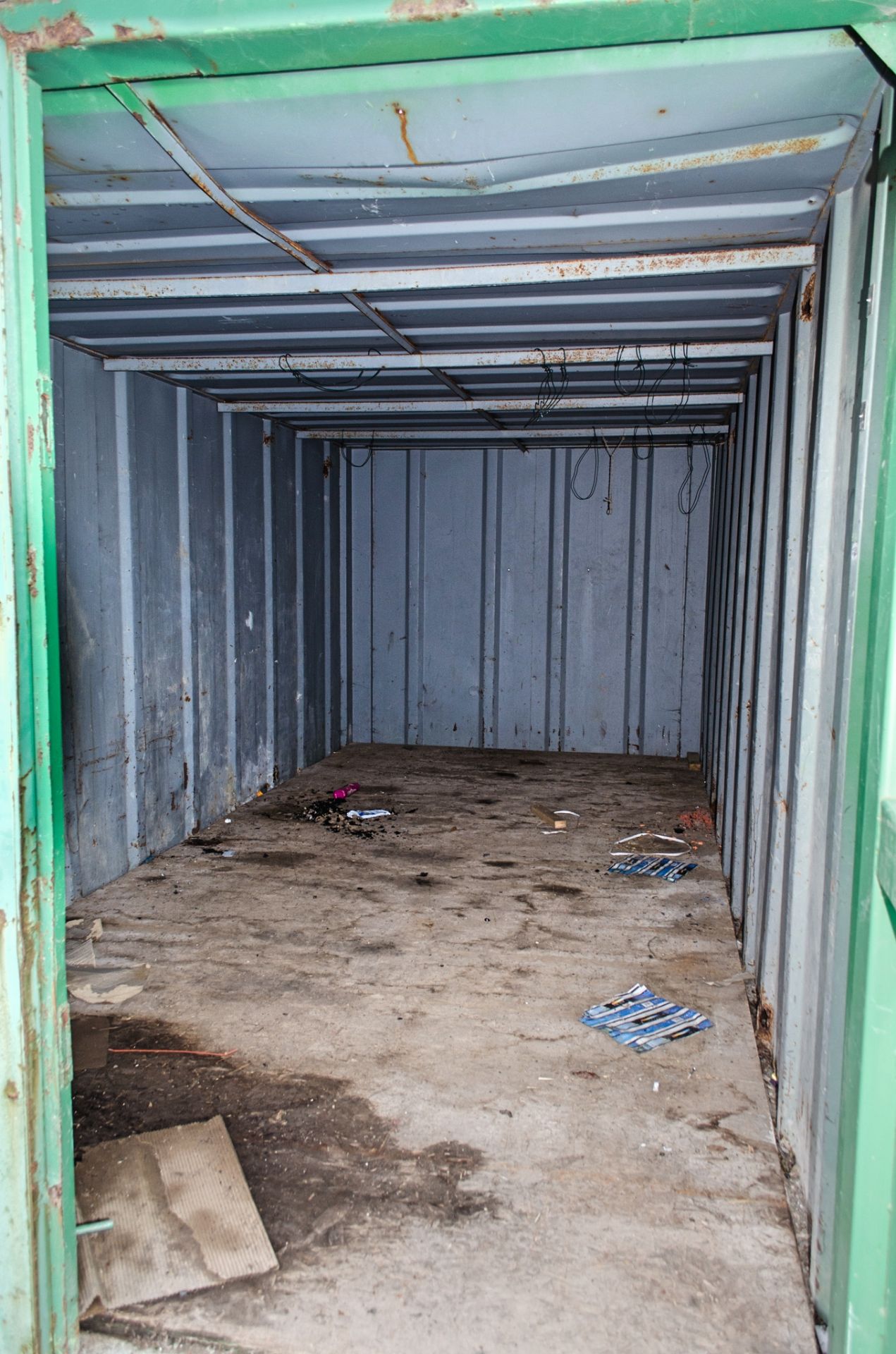 21 ft x 9 ft steel store site unit c/w keys A190557 - Image 5 of 5