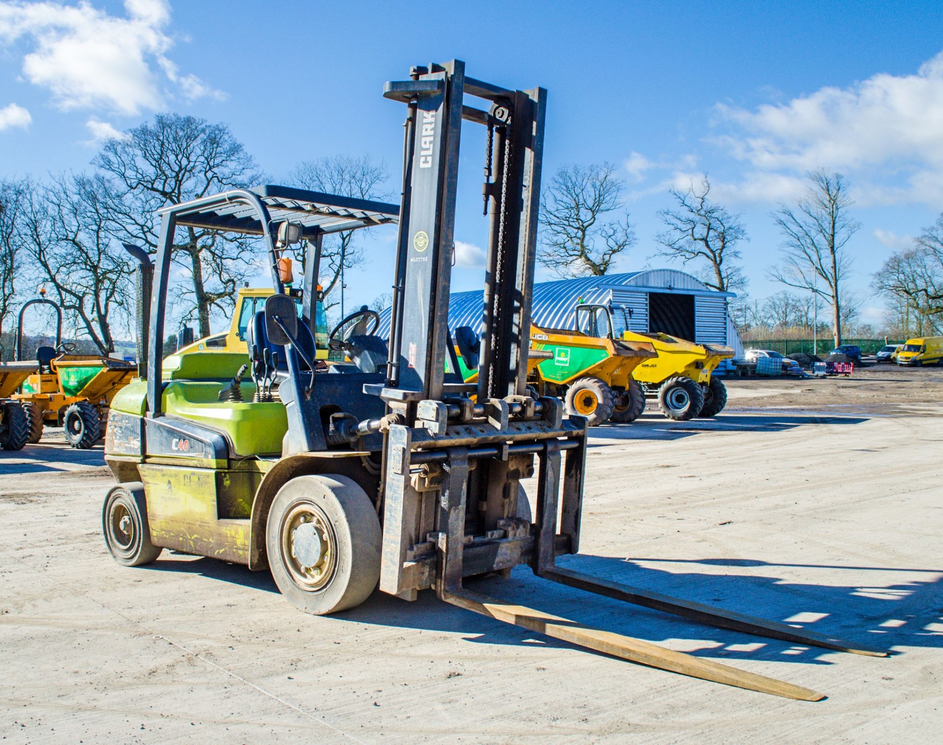 Clark C40D 4 tonne diesel fork lift truck Year: 2014 S/N: 0082-9913 Recorded Hours: 5072 N627785 - Image 2 of 20