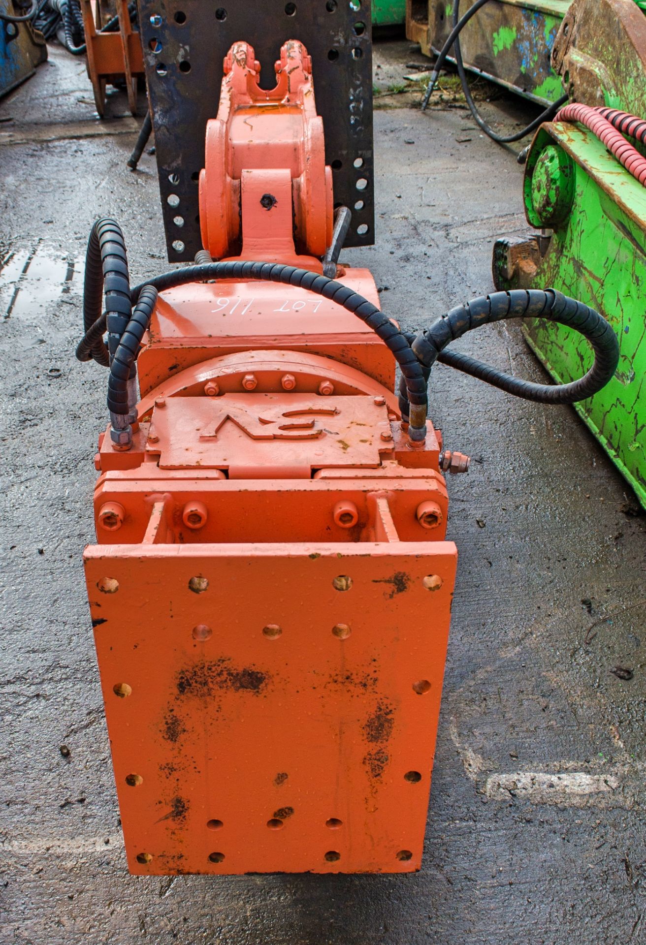 3V hydraulic rotating pulveriser demolition shear for 8-14 tonne excavator SH721 - Image 4 of 4