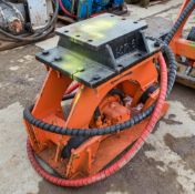 Hydraulic compactor plate to suit 4-9 tonne excavator SH343