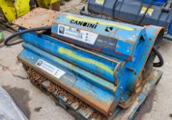 Cangini hydraulic mulching head for 8-15 tonne excavator ** Parts missing ** SH396