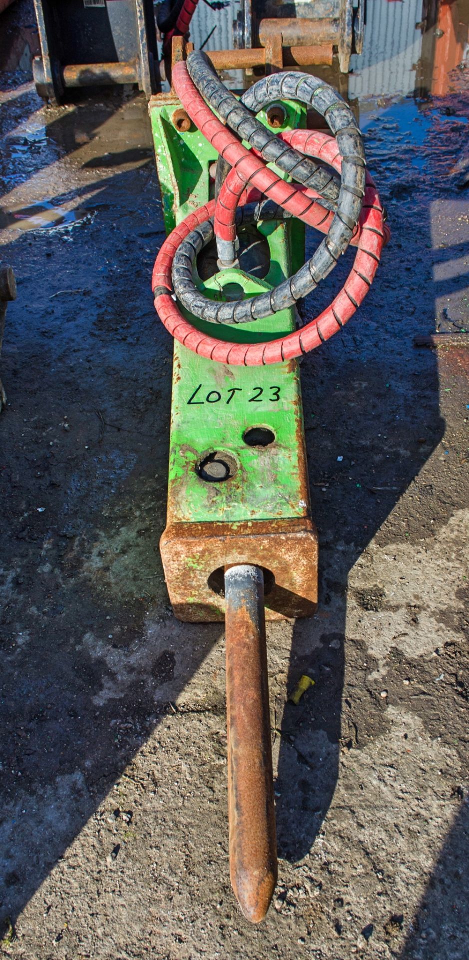 Epiroc EC40T hydraulic breaker to suit 1-3 tonne excavator c/w headstock Pin diameter: 25mm Pin - Image 3 of 4