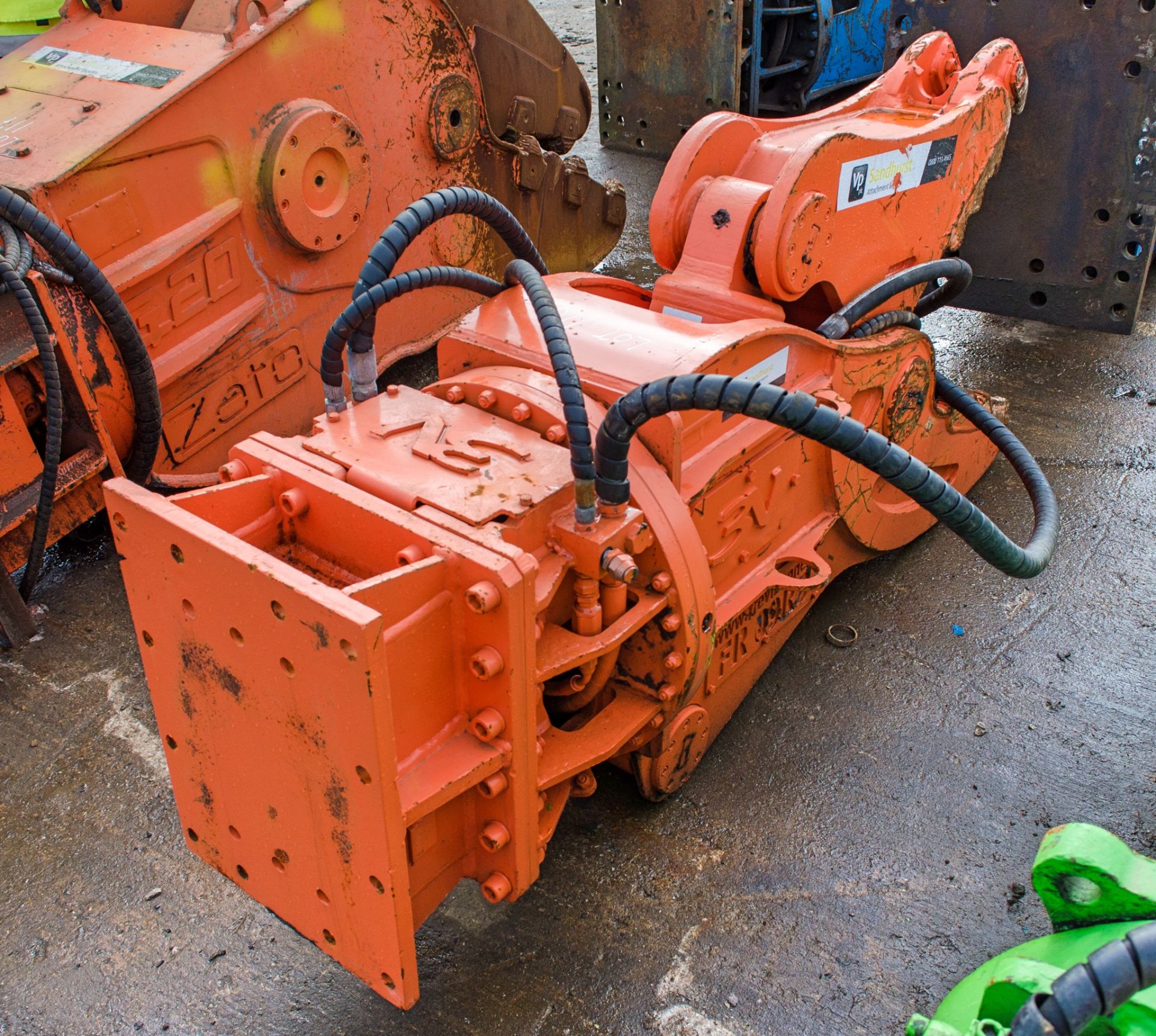 3V hydraulic rotating pulveriser demolition shear for 8-14 tonne excavator SH721 - Image 2 of 4