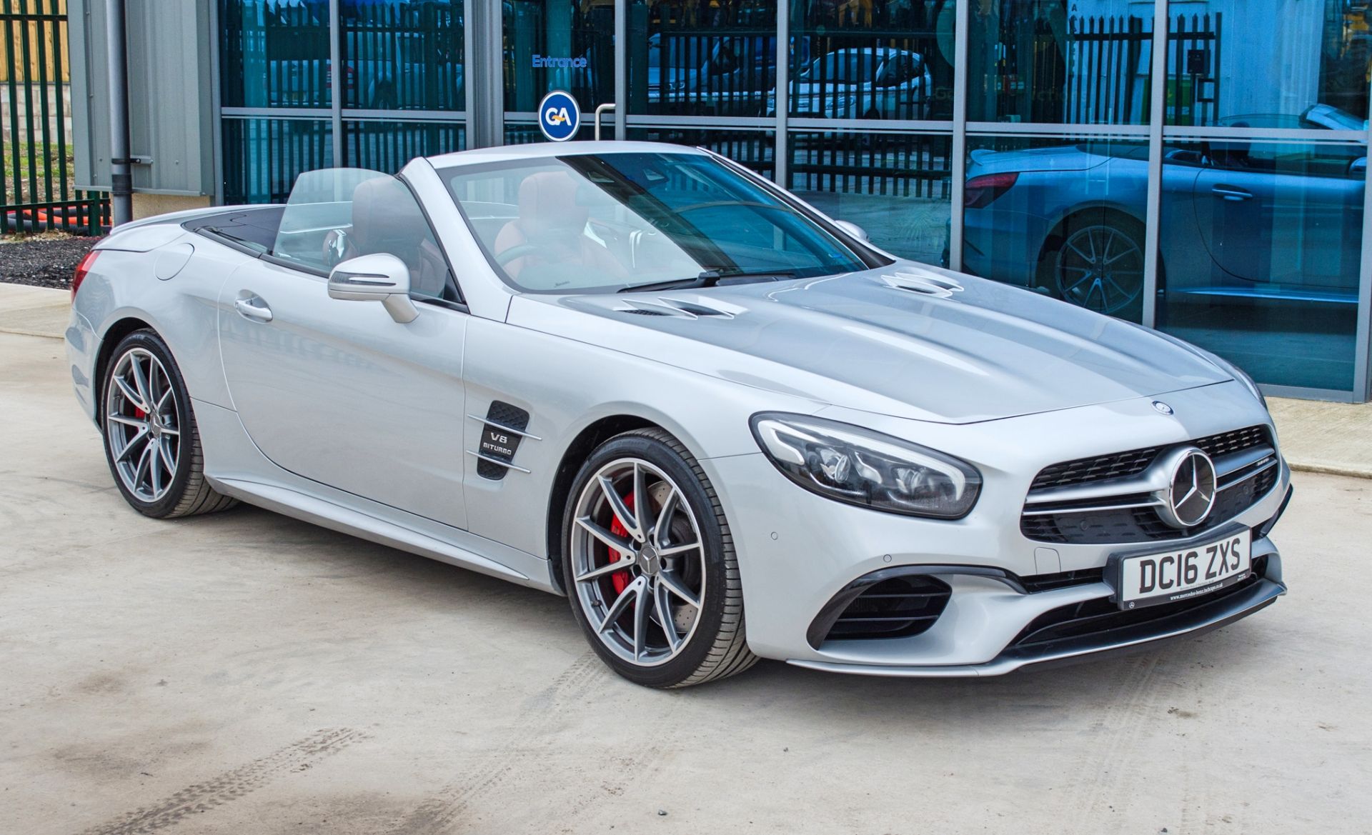 2016 Mercedes Benz SL 63 AMG V8 Bi Turbo 2 door convertible - Image 2 of 64