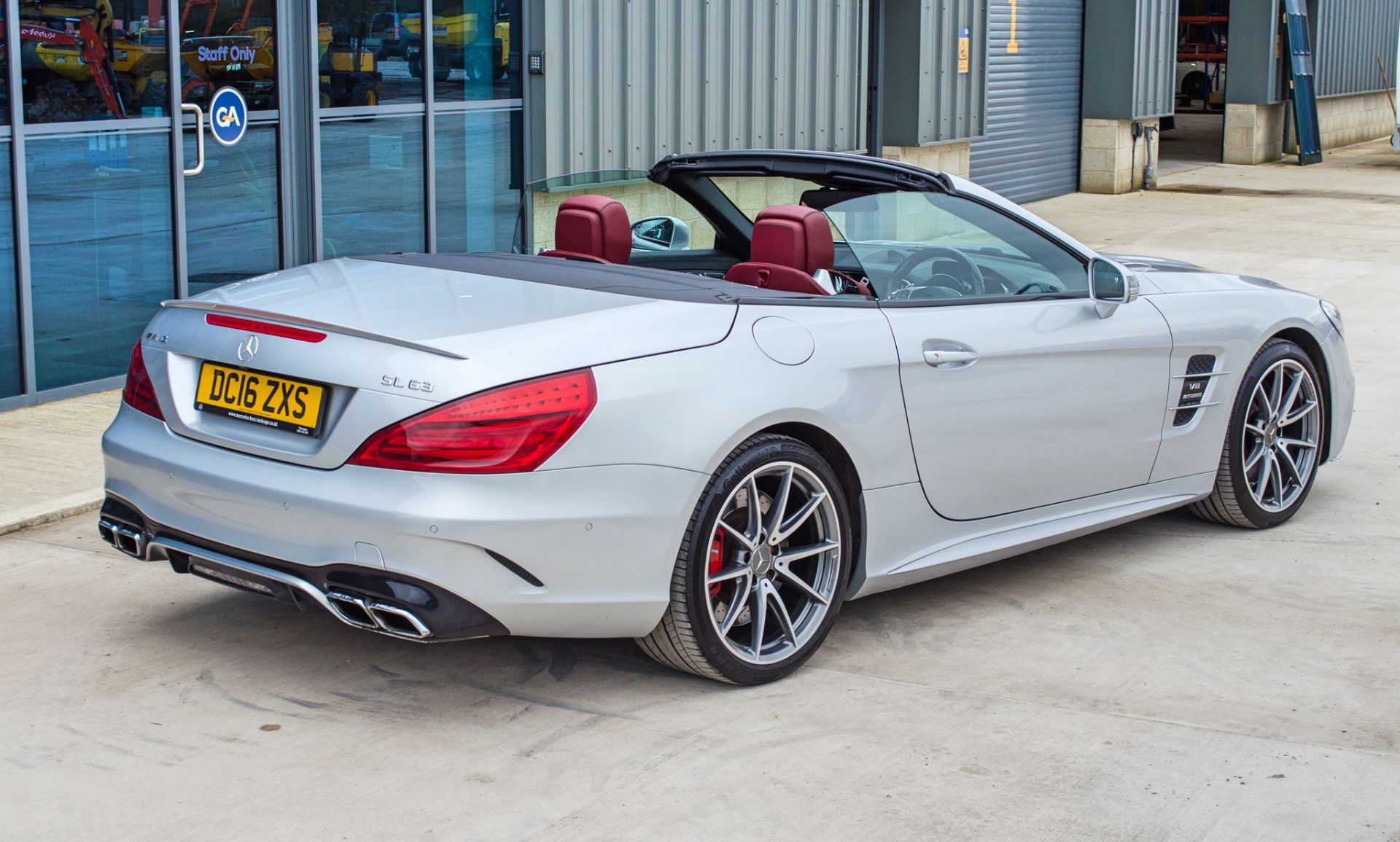 2016 Mercedes Benz SL 63 AMG V8 Bi Turbo 2 door convertible - Image 6 of 64