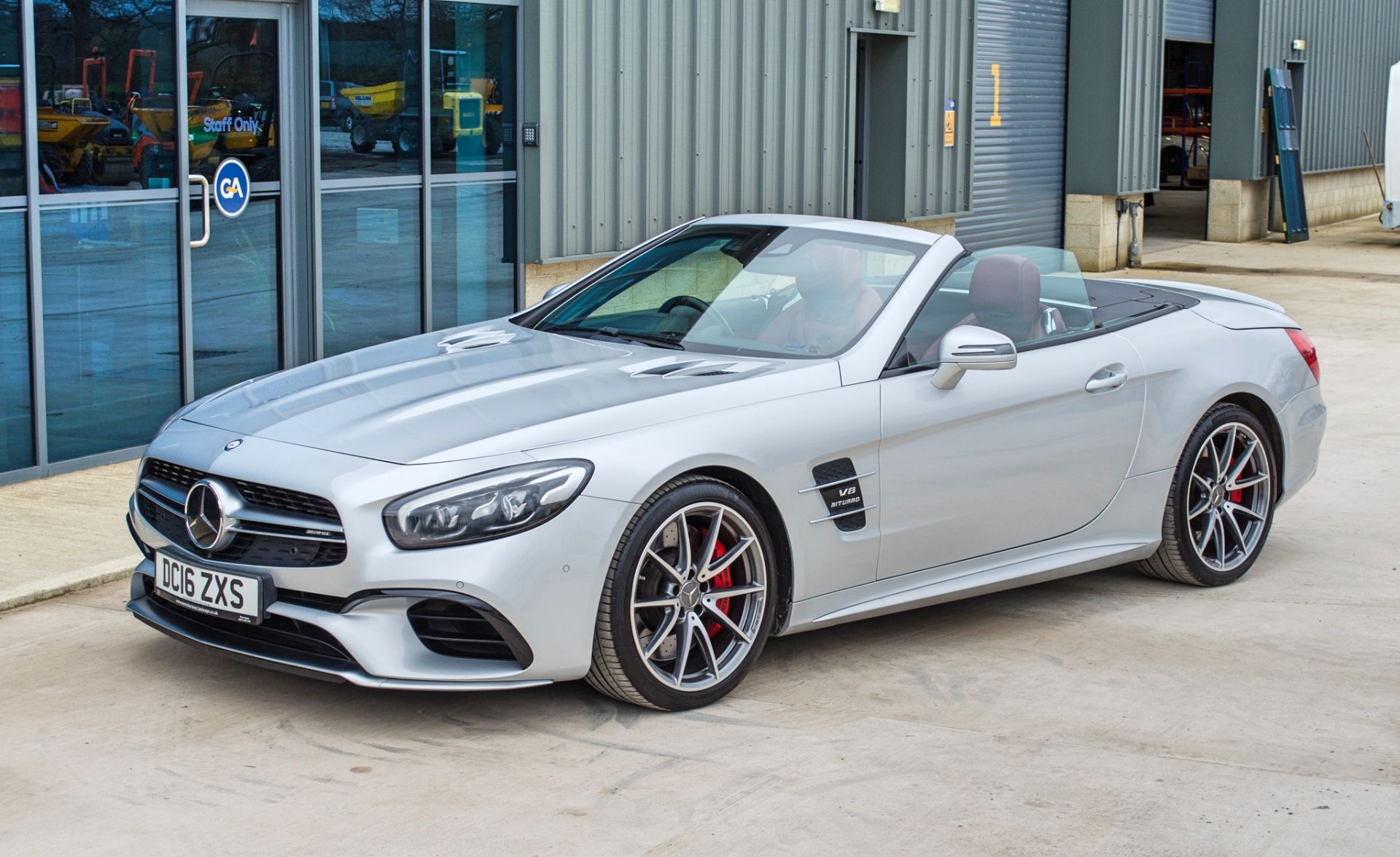 2016 Mercedes Benz SL 63 AMG V8 Bi Turbo 2 door convertible - Image 4 of 64