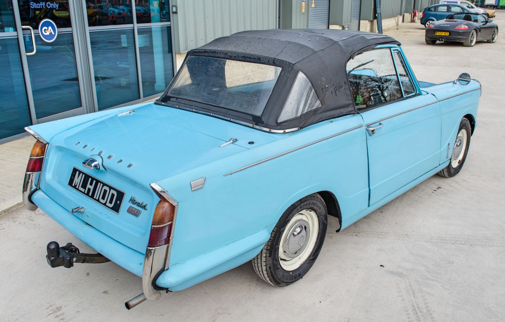 1966 Triumph Herald 12/50 1147cc 2 door convertible - Image 32 of 55