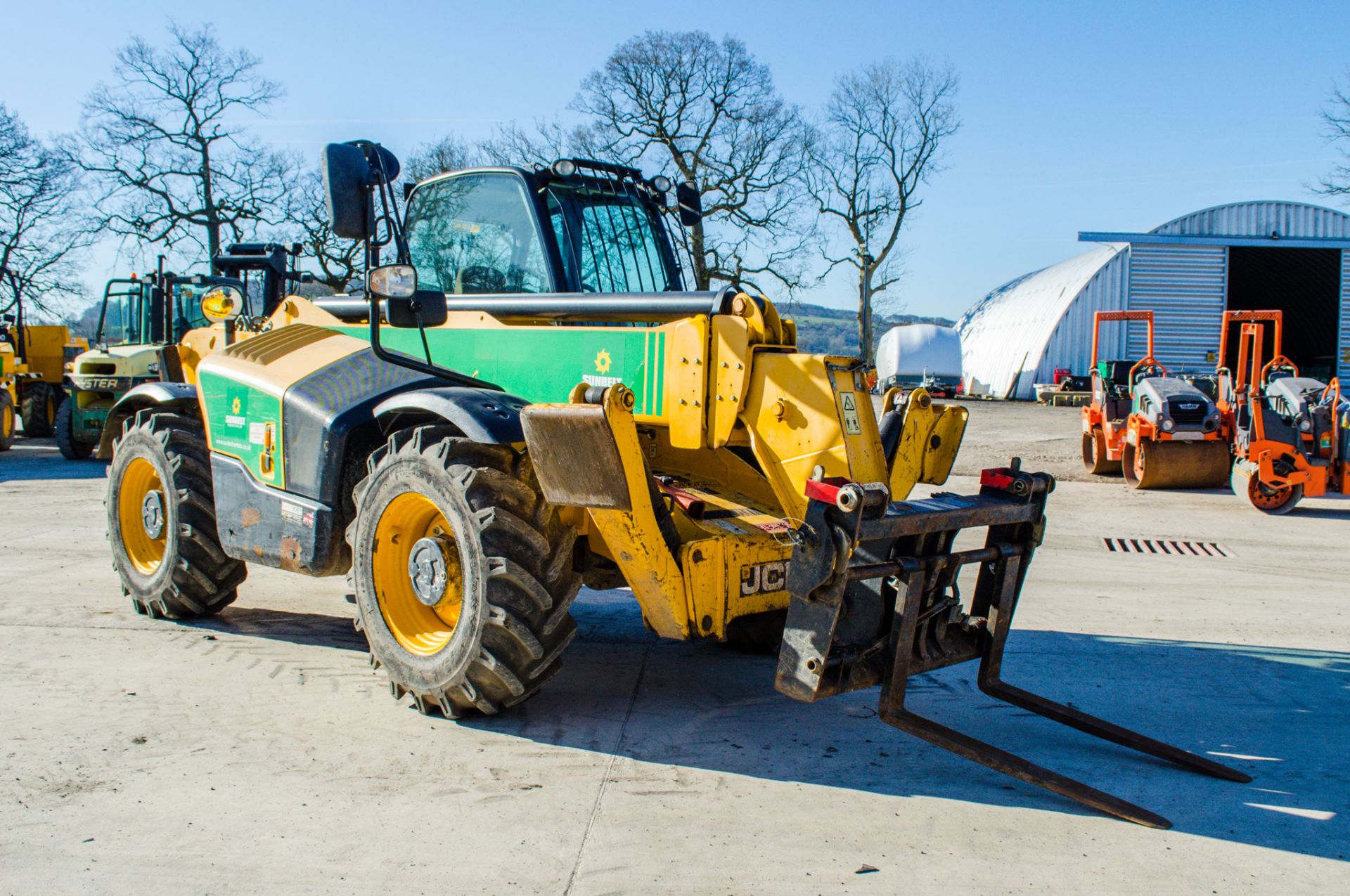 JCB 535-125 Hi-Viz 12.5 metre telescopic handler Year: 2014 S/N: 2340400 Recorded Hours: 5383 c/w - Bild 2 aus 27