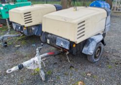 Doosan 7/41 diesel driven fast tow mobile air compressor Year: 2014 S/N: 432578 Recorded Hours: 1167