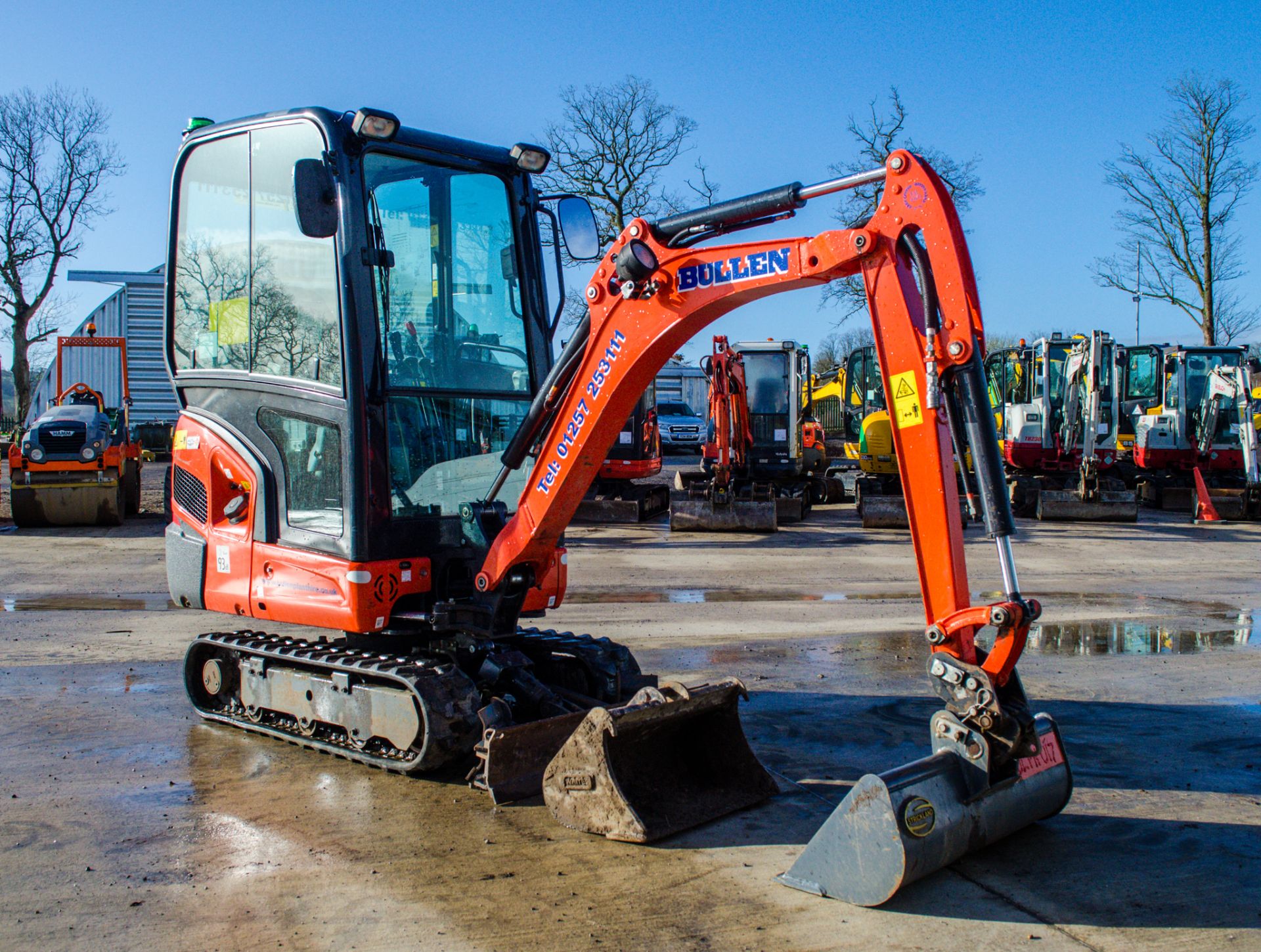 Kubota KX018-4 1.8 tonne rubber tracked mini excavator Year: 2020 S/N: KZJ70638 Recorded Hours: - Image 2 of 23