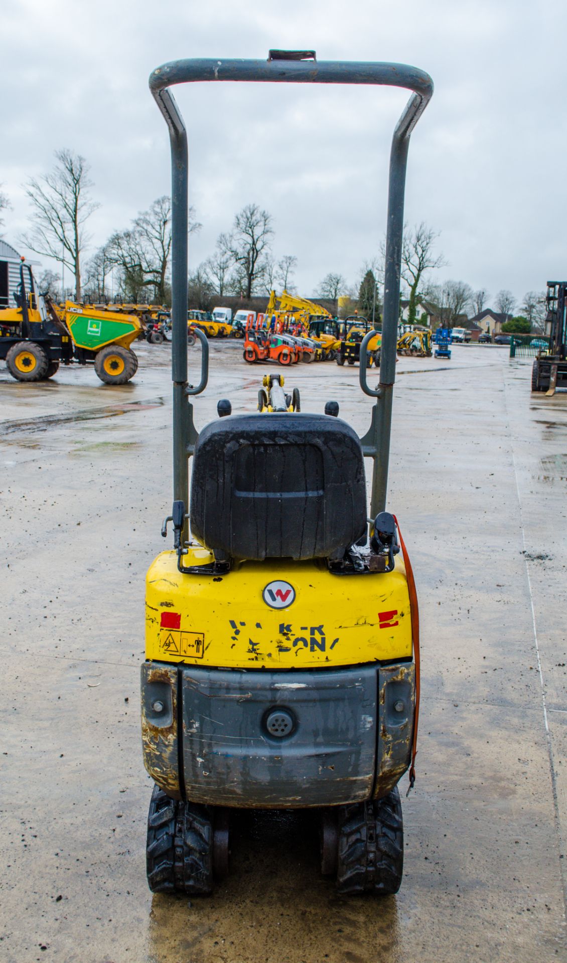 Wacker Neuson E08-01 0.8 tonne rubber tracked micro excavator Year: 2017 S/N: L02385 Recorded Hours: - Image 6 of 20