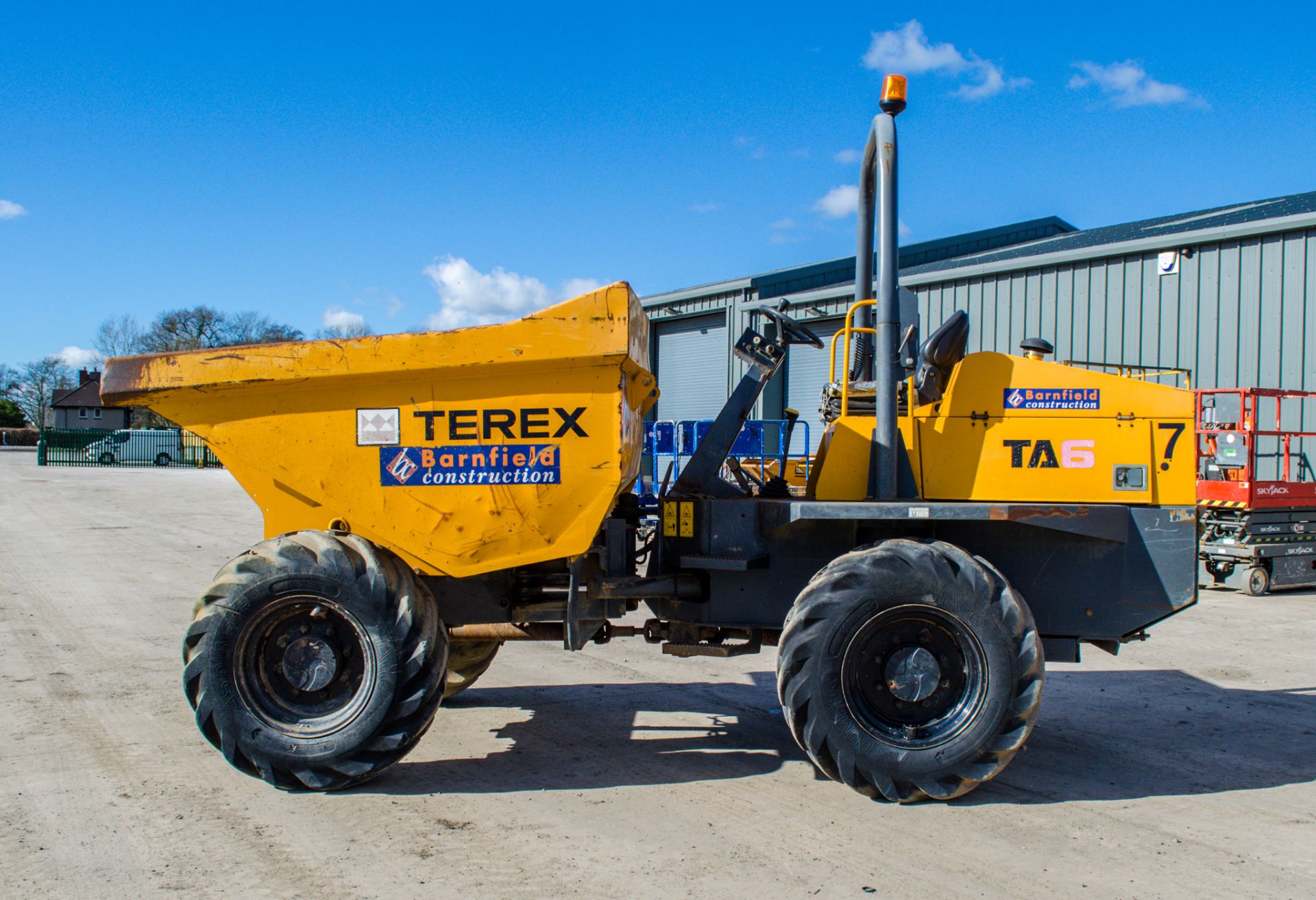 Terex TA6 6 tonne straight skip dumper Year: 2014 S/N: 9PH6091 Recorded Hours: 1205 7 - Image 7 of 22