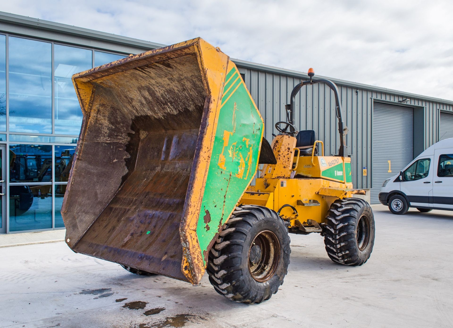 Thwaites 9 tonne straight skip dumper Year: 2014 S/N: 402C5950 Recorded Hours: 2389 A642767 - Image 9 of 21