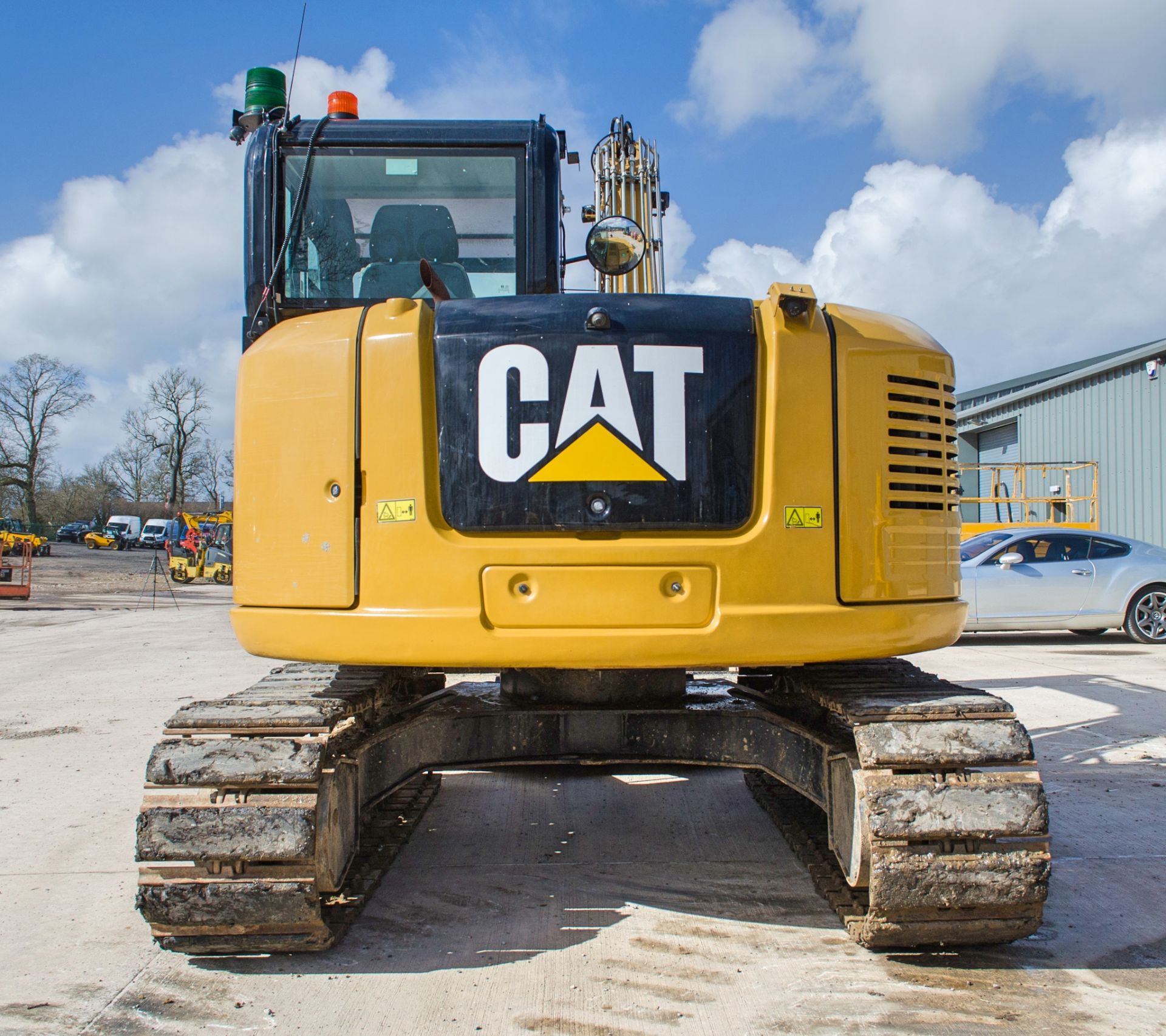 Caterpillar 308E2 CR 8 tonne steel tracked (with rubber pads) excavator Year: 2018 S/N: FJX12036 - Image 6 of 27