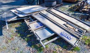 Quantity of trailer sides, head boards etc