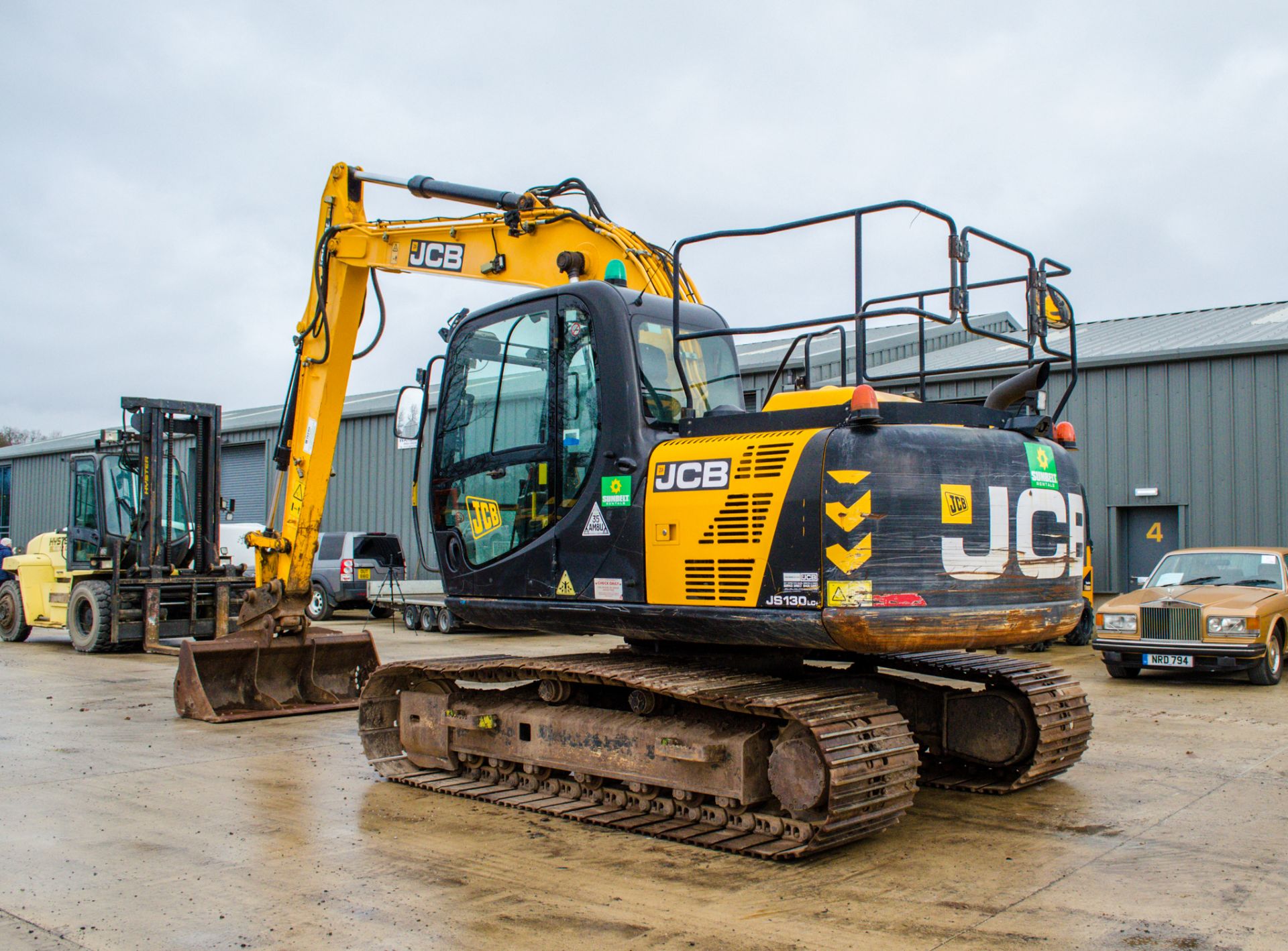 JCB JS130 LC+ 13 tonne steel tracked excavator Year: 2015  S/N: J02441537 Recorded Hours: 4338 - Image 4 of 23