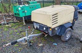 Doosan 7/41 diesel driven fast tow mobile air compressor Year: 2012 S/N: 431082 Recorded Hours: 1646