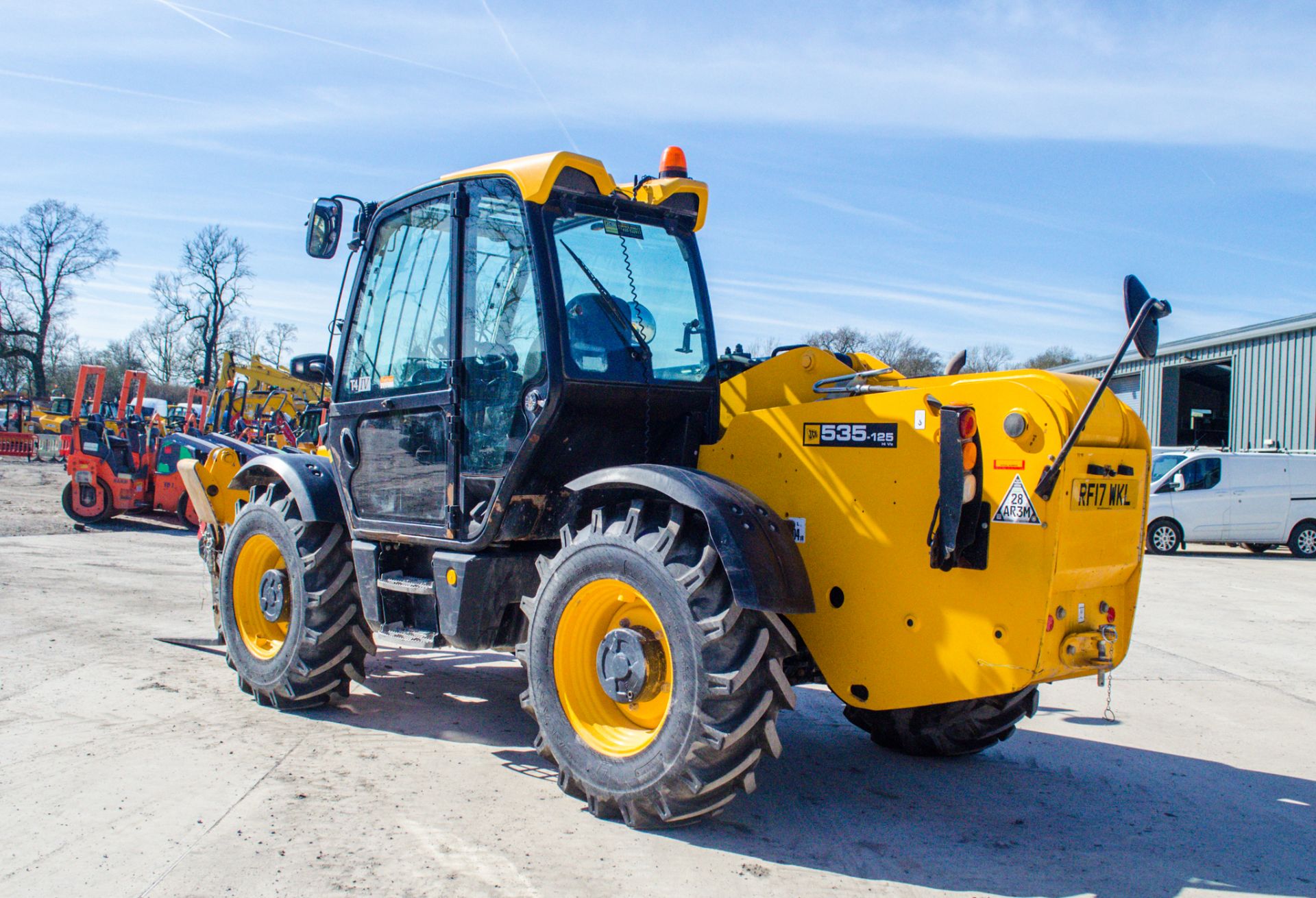 JCB 535-125 Hi-Viz 12.5 metre telescopic handler Year: 2017 S/N: 2567099 Recorded Hours: 5990 c/w - Bild 3 aus 22