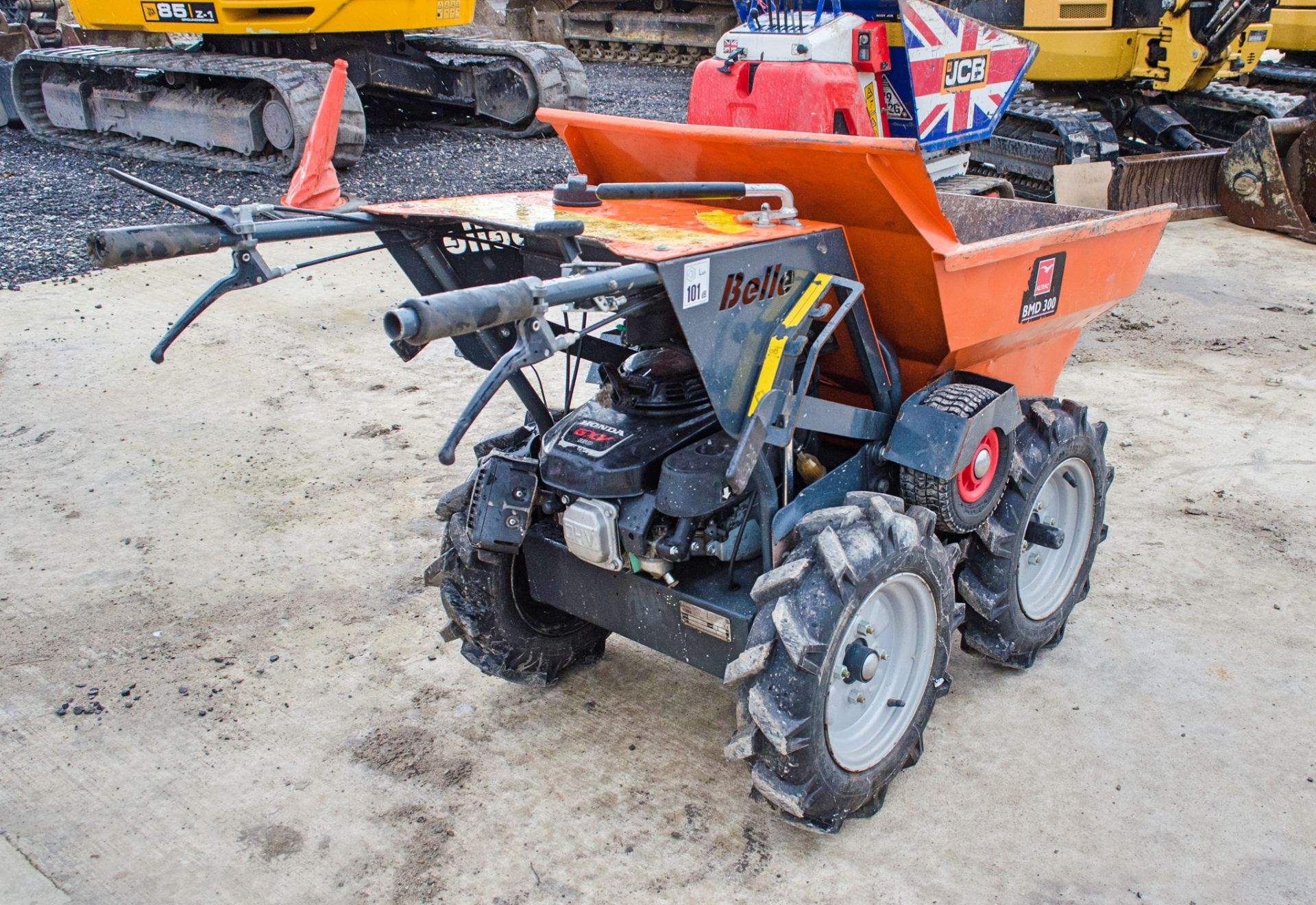 Belle BMD300 petrol driven power barrow Year: 2018 S/N: 148128 - Image 3 of 10