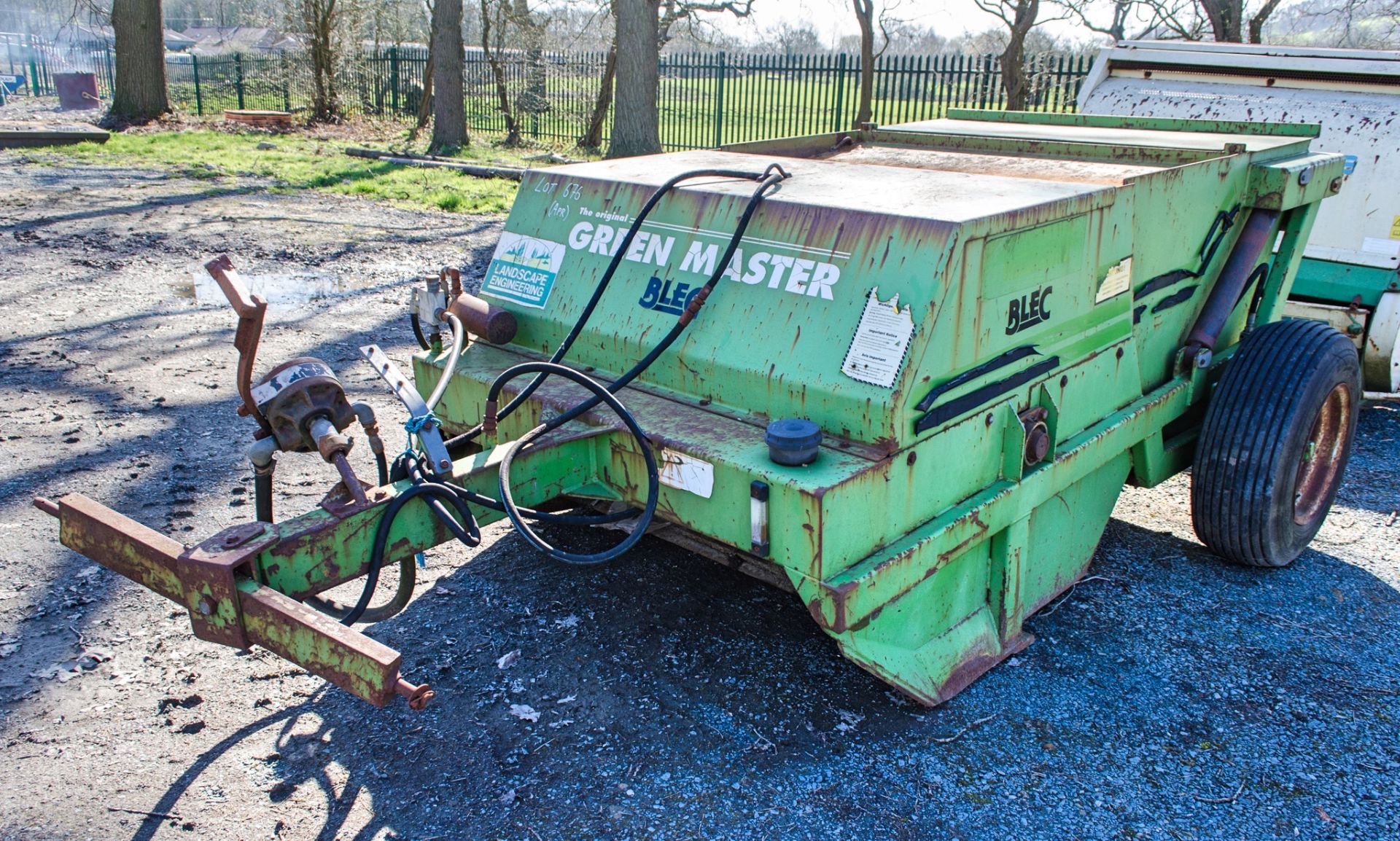 Blec Green Master hydraulic PTO stone collector