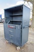 Armorgard site station steel tool store ** No keys and top door missing ** A777806
