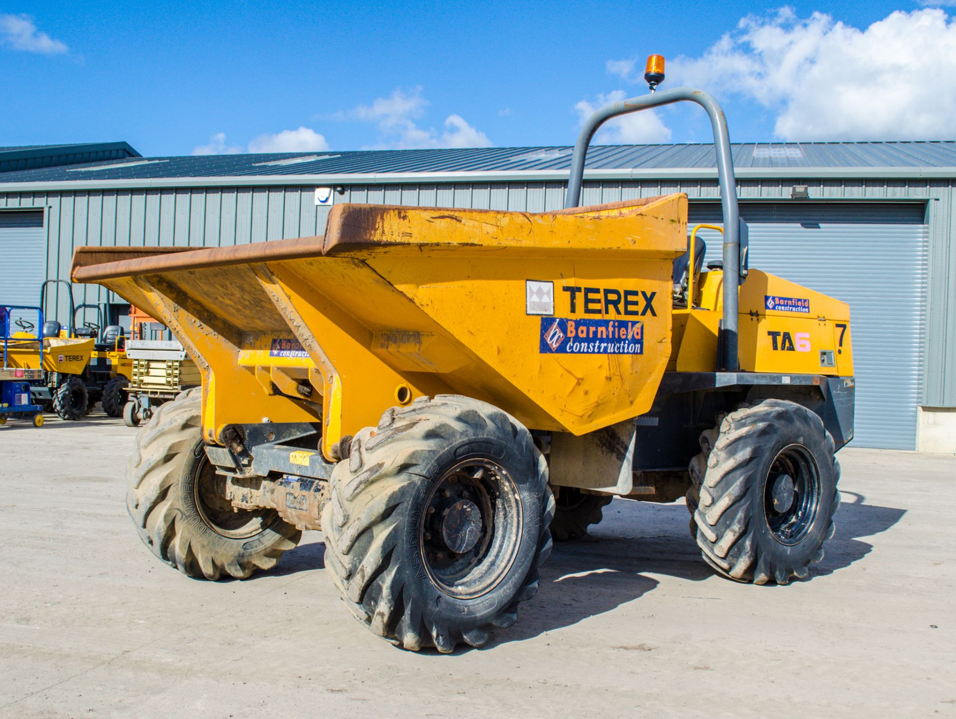 Terex TA6 6 tonne straight skip dumper Year: 2014 S/N: 9PH6091 Recorded Hours: 1205 7