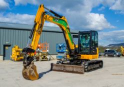 JCB 86C 8.6 tonne rubber tracked midi excavator Year: 2015 S/N: 2250056 Recorded Hours: 3565