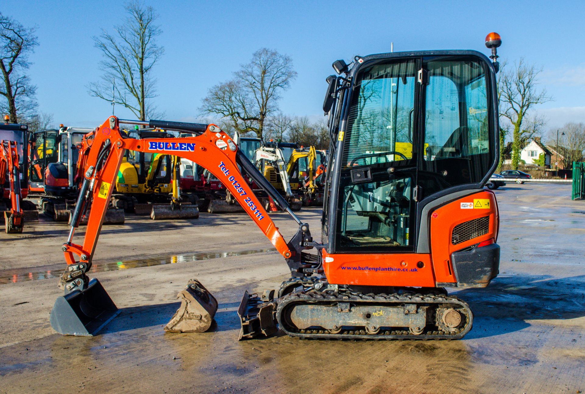 Kubota KX018-4 1.8 tonne rubber tracked mini excavator Year: 2020 S/N: KZJ70638 Recorded Hours: - Image 7 of 23