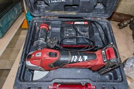 Einhell 18v cordless angle grinder c/w battery charger and carry case 18933