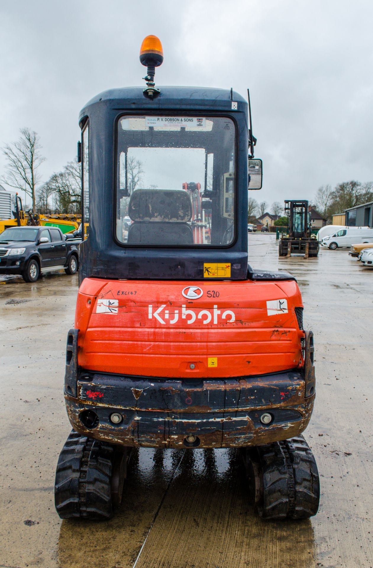 Kubota KX61-3 2.6 tonne rubber tracked mini excavator Year: 2015 S/N: 81652 Recorded Hours: 3094 - Image 6 of 20