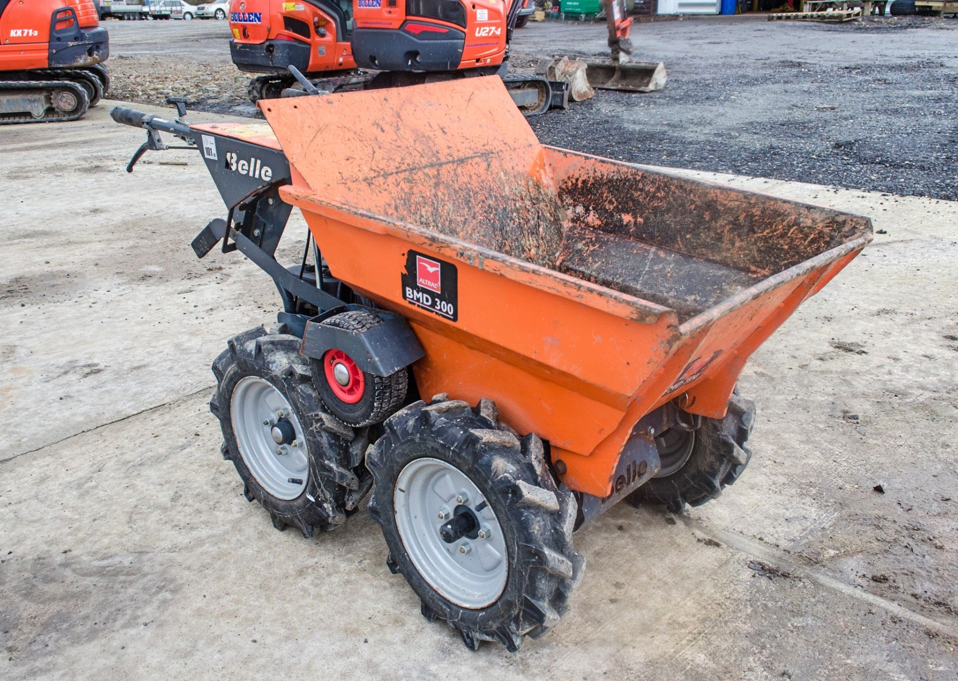 Belle BMD300 petrol driven power barrow Year: 2018 S/N: 148128 - Image 2 of 10